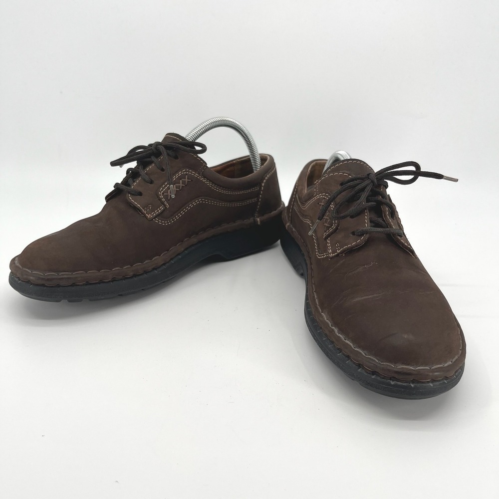 Josef Seibel‎ Oxford Shoes Mens 42 Nubuck Leather Lace Up Casual Dress Comfort